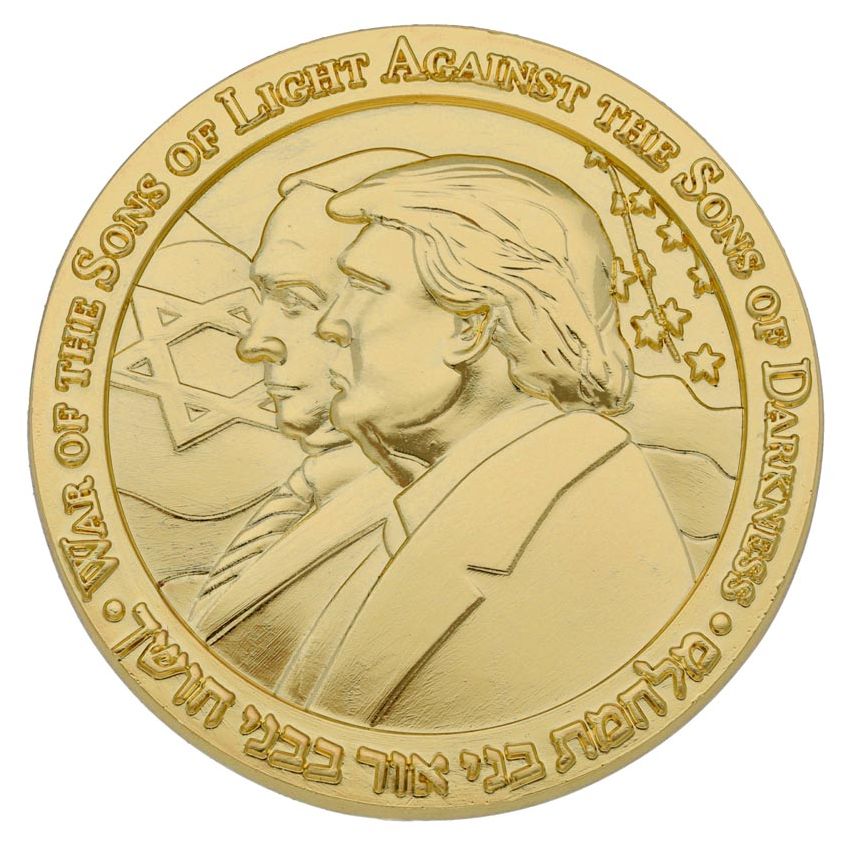 The Trump - Good Vs. Evil Coin (Gold Plated)